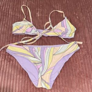 Colorful Swirl Bikini Set